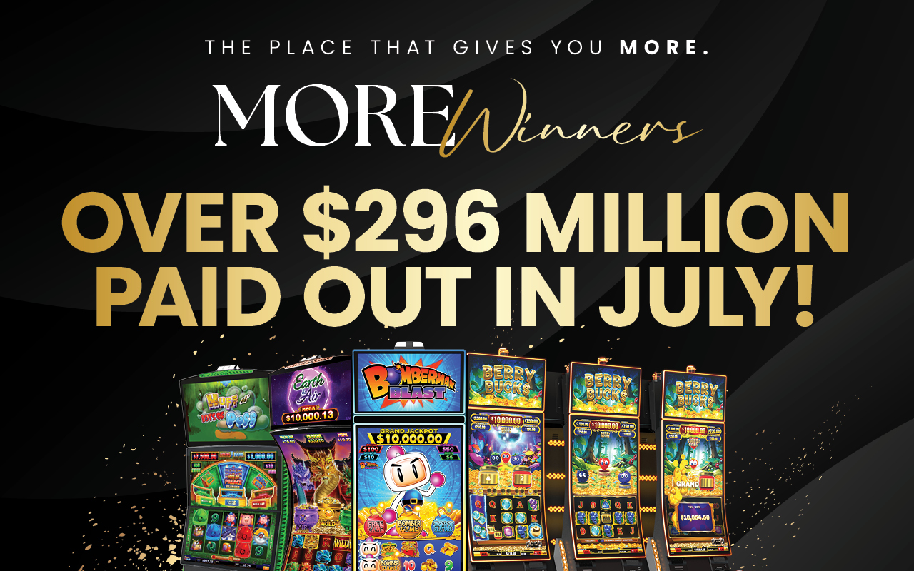 over $296 million paid out in july
